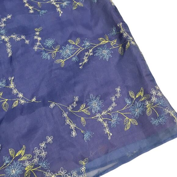 Vintage Nicole Miller Slip Dress Floral Sweetheart Spaghetti Strap Mini Womens 2 - Picture 10 of 10